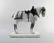 Percheron Horse / French workhorse in harness, Royal Copenhagen figurine. No. 
471.