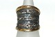 Elegant Empire Zero ring Sølv
Sort Rhodineret,  med Guld kugler og 3 Brillianter
Størrelse: 57 / 18,14 mm.