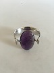 Danam Antik 
præsenterer: 
Georg 
Jensen Sterling 
Sølv Torun 
Armring med 
Ametyst No 203