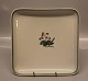 Quaking Grass # 884 Royal Copenhagen 	884-9720 Squarre dish 21.5 cm