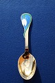 Michelsen Christmas spoon 2002 of gilt sterling 
silver