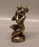 Kai Nielsen Mother with child 15 cm gilt bronze