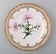 Royal Copenhagen Flora Danica pierced plate.
