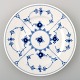 10 plates. Royal Copenhagen Blue Fluted Plain Side Plates # 180.