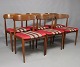 A set of 6 dining room chairs by Johannes Andersen and Uldum furniture factory.
5000m2 showroom.