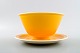 Sauce boat, Susanne Yellow Confetti Royal Copenhagen / Aluminia.
