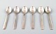 Georg Jensen Sterling Silver Block / Acadia.
6 tea spoons.