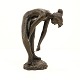 Aabenraa 
Antikvitetshandel 
præsenterer: 
Johannes 
Hedegaard, 
1915-99, stor 
bronzefigur, 
ballerina. H: 
52cm
