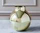 Olivia Herms for Skultuna, large Boule vase in brass.
