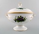 Antique Royal Copenhagen large tureen in Flora Danica style.
