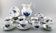 6 persons Royal Copenhagen Blue flower angular chocolate service:
