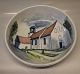 Royal Copenhagen Unique Bowl  Lars Swane Tranderup Church, Aeroe LS E. III 9.5 x 
27.5 cm