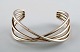 Georg Jensen. Bracelet - Model Double Alliance - Made in sterling silver.