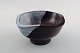 Wilhelm Kåge/Kage (1889-1960) for Gustavsberg, "Farsta".
Unique bowl in stoneware.