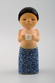 Lisa Larson for Gustavsberg. Stoneware figure from "All the world