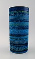 Bitossi, Rimini-blue ceramic vase, designed by Aldo Londi.
