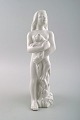 Harold Salomon for Rorstrand, white glazed figure.