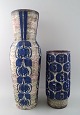 Michael Andersen. Two large ceramic floor vases.
Denmark 1950 / 60s.