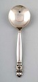 Georg Jensen "ACORN". Bouillon/soup spoon.
Designer: Johan Rohde.