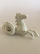 Royal Copenhagen Bordgarniture Havheste Figur i Blanc de Chine