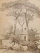 Møller, Jens 
Peter (1783 - 
1854) Danmark: 
Et kapel.