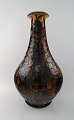 Kähler, Denmark, large glazed stoneware floor vase in modern design.