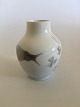 Royal Copenhagen Art Nouveau Vase No. 37/45a med Snegle dekoration