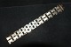 Block Bracelet 
5 Rows 14 Karat 
Red & White 
Gold