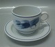 Cumulus  B&G Porcelain 475 Chocolate cup 1.5 dl and saucer 14,5 cm