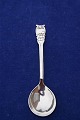 Danish silver flatware, Serving spoon 18.5cm with Owl