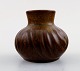 Hjorth (Bornholm) glazed stoneware vase in modern design.
