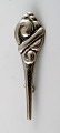 Danish Art Nouveau brooch in silver. 
Early 1900s.