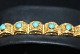 Bracelet with Turquoise, Gold 14 karat