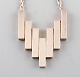 Georg Jensen "Aria" necklace in sterling silver.
