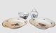"Saksisk blomst"
Royal Copehagen
Price of bowl: 525 kr. 
Price of plate: 275 kr. 
Price of deep plate: 275 kr. 
Price of lidded vase: 475 kr. 
