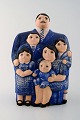 Rare FIGURE, Lisa Larson, "The Family", glazed ceramics, marked Lisa L K-studie, 
Gustavsberg, Sweden.