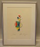 Ejler Bille Lithografical work in frame 41.5 x 32 cm Signed Ejler Bille 1994 
Limited 190 of 264