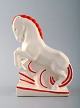 Goldscheider, Prancing horse in porcelain, Art Deco 1940 s.
