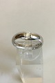 Georg Jensen 18 kt 750 Hvidguld Centenary Ring med Brillant 0.20 Karat