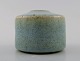 Edith Sonne Bruun for B&G / Bing & Grondahl, small ceramic vase, beautiful 
blue-green glaze.