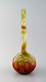 Emile Gallé art glass vase, approx. 1910s.
Decorated with flowers.