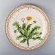 Royal Copenhagen flora danica large round serving dish decorated with dandelion.