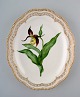 Royal Copenhagen Flora Danica pierced platter # 20/3537.