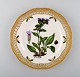 Royal Copenhagen Flora Danica antique pierced lunch plate, late 1800 s.
