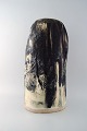 Jeppe Hagedorn-Olsen. Meget stor unika vase i keramik, abstrakt motiv.