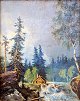 Deutscher 
Künstler, 19. 
Jahrhundert: 
Landschaft.