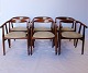 Set of 6 dining room chairs, model GE525, by Hans J. Wegner and Getama, 1960s.
5000m2 showroom.
