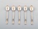 Danish silver (830), 5 teaspoons.
