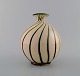 Kähler, Denmark, glazed stoneware vase in modern design.
