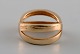 Esprit ring of 14 kt. gold, modern design.
